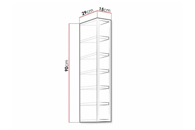 Templemore Köksskåp 15 cm - Brun - Förvaring - Skåp - Förvaringsskåp