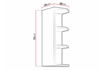 Templemore Köksskåp 30 cm - Brun - Förvaring - Skåp - Förvaringsskåp