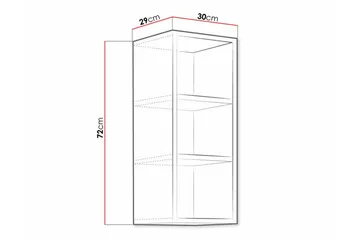 Templemore Köksskåp 30 cm - Brun - Förvaring - Skåp - Förvaringsskåp