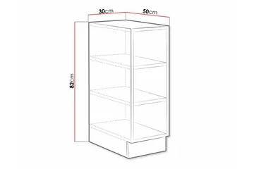 Templemore Köksskåp 30 cm - Brun - Förvaring - Skåp - Förvaringsskåp
