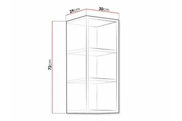 Templemore Köksskåp 30 cm - Vit - Förvaring - Skåp - Förvaringsskåp