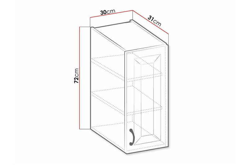 Templemore Köksskåp 30 cm - Förvaring - Skåp - Förvaringsskåp