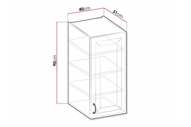 Templemore Köksskåp 40 cm - Förvaring - Skåp - Förvaringsskåp