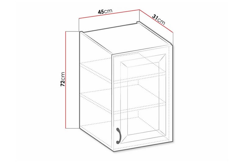 Templemore Köksskåp 45 cm - Förvaring - Skåp - Förvaringsskåp