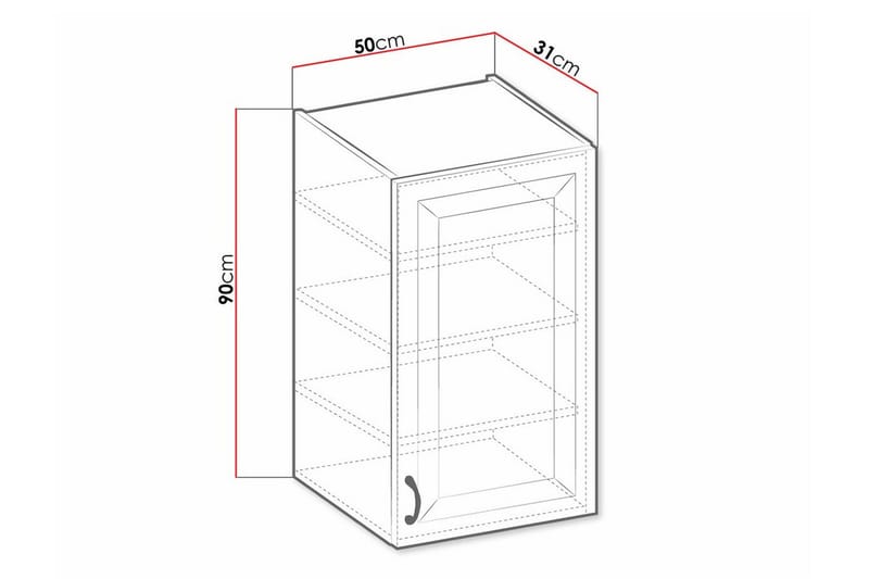 Templemore Köksskåp 50 cm - Förvaring - Skåp - Förvaringsskåp