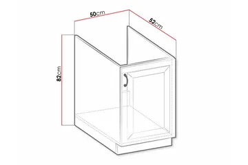 Templemore Köksskåp 50 cm - Förvaring - Skåp - Förvaringsskåp