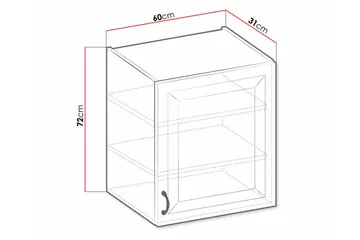 Templemore Köksskåp 60 cm - Förvaring - Skåp - Förvaringsskåp
