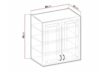 Templemore Köksskåp 80 cm - Förvaring - Skåp - Förvaringsskåp