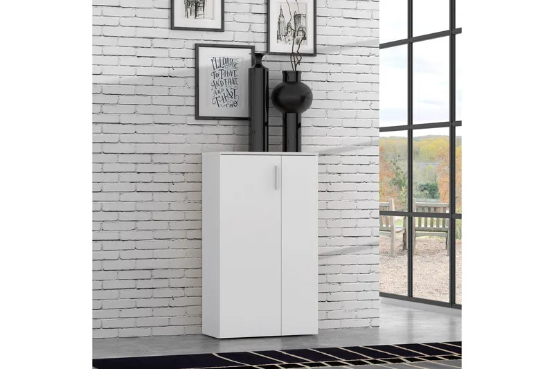 Ticketwood Skoskåp 69 cm - Vit - Förvaring - Skåp - Förvaringsskåp