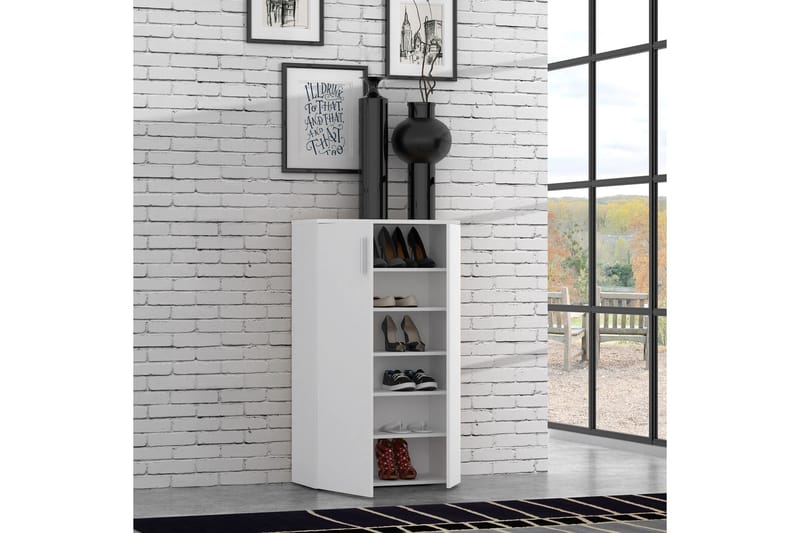 Ticketwood Skoskåp 69 cm - Vit - Förvaring - Skåp - Förvaringsskåp