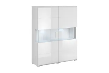 Toreno Highboard 39x122 cm - Vit - Förvaring - Skåp - Förvaringsskåp