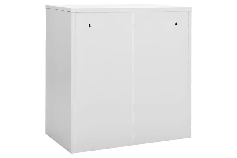 Två Locker Cabinets 90x45x92,5 cm Stål - Grå och Blå - Förvaringsskåp - Klädskåp & omklädningsskåp