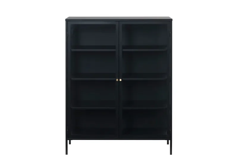 Umbri Highboard 110x140 cm - Svart - Förvaring - Skåp - Förvaringsskåp