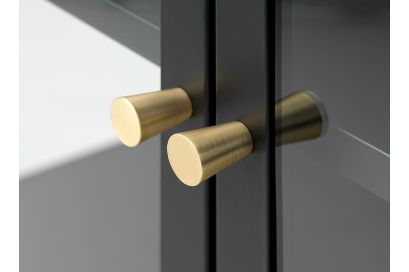 Umbri Highboard 110x140 cm - Svart - Förvaring - Skåp - Förvaringsskåp