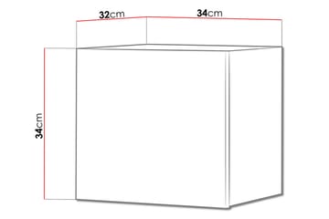 Väggskåp Frick 34 cm - Trä - Förvaring - Skåp - Förvaringsskåp