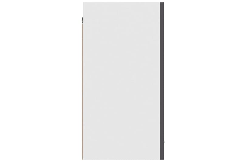 Väggskåp grå 80x31x60 cm spånskiva - Grå - Förvaringsskåp