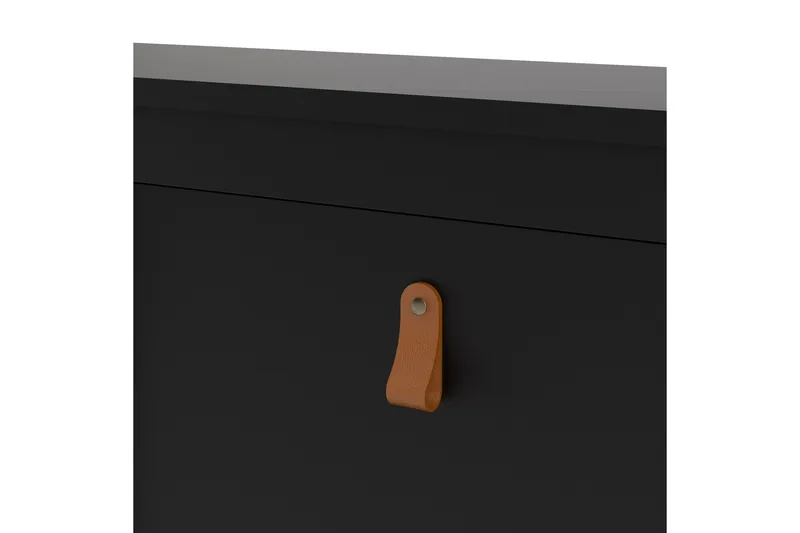 Vallvidera Skoskåp 25x102 cm - Svart/Natur - Förvaring - Skåp - Förvaringsskåp