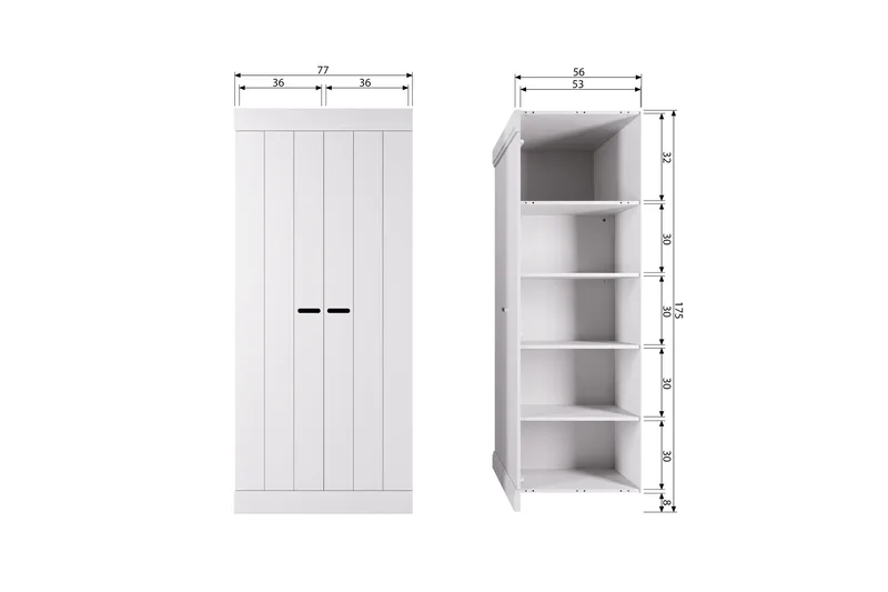Varius Highboard - Vit - Förvaring - Skåp - Förvaringsskåp