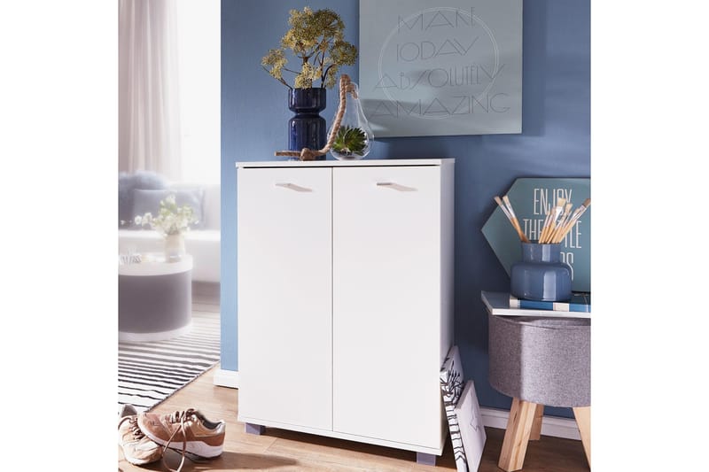 Vassell Skoskåp - Vit - Förvaring - Skåp - Förvaringsskåp
