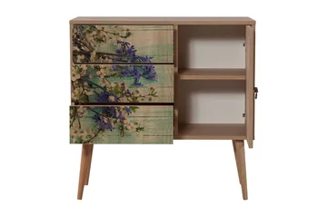 Vellavie Förvaringsskåp Körsbärsblom - Grön/Brun - Förvaring - Skåp - Förvaringsskåp