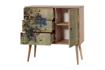 Vellavie Förvaringsskåp Körsbärsblom - Grön/Brun - Förvaring - Skåp - Förvaringsskåp