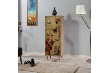 Vellavie Förvaringsskåp Vintage - Brun/Röd - Förvaring - Skåp - Förvaringsskåp