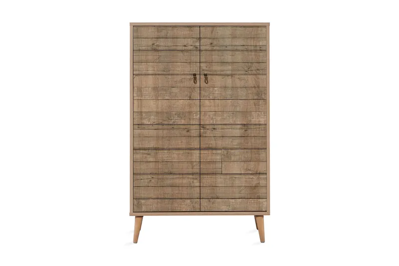 Vellavie Skåp 80 cm Träpanel - Brun - Förvaring - Skåp - Förvaringsskåp