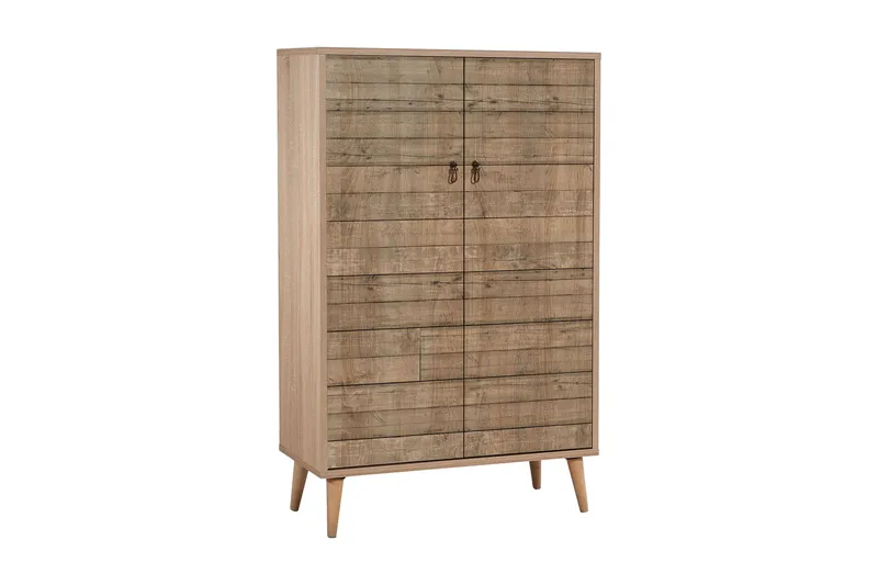 Vellavie Skåp 80 cm Träpanel - Brun - Förvaring - Skåp - Förvaringsskåp