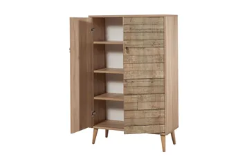 Vellavie Skåp 80 cm Träpanel - Brun - Förvaring - Skåp - Förvaringsskåp