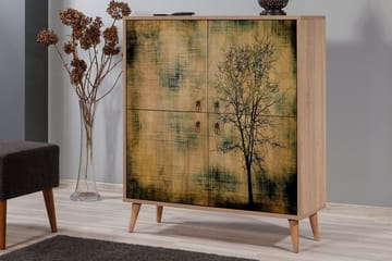 Vellavie Skåp 95 cm Trädsilhuett - Förvaring - Skåp - Förvaringsskåp