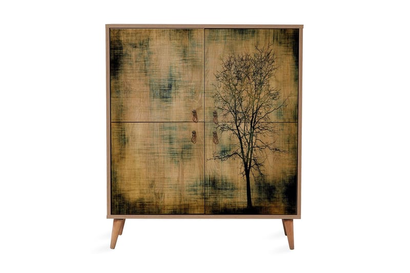 Vellavie Skåp 95 cm Trädsilhuett - Förvaring - Skåp - Förvaringsskåp