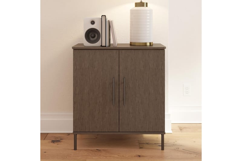 Förvaringsskåp Vivinne 70x40 cm Grå - CosmoLiving - Förvaringsskåp