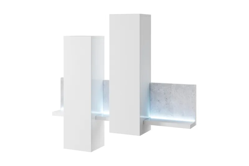 Wesley Skåp, Vit/Trä