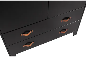 Wickam Förvaringsskåp 98x190 cm - Svart - Förvaring - Skåp - Förvaringsskåp