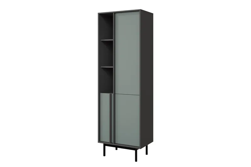 Farshian Highboard, Grå/Grön