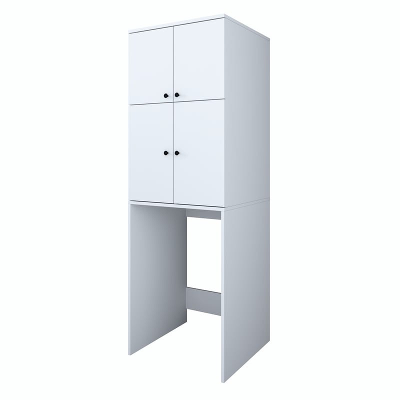 Fenvik Tvättmaskinsskåp 65x193,6x62,5 cm - Vit - Förvaring - Skåp - Förvaringsskåp