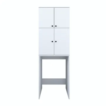 Fenvik Tvättmaskinsskåp 65x193,6x62,5 cm - Vit - Förvaring - Skåp - Förvaringsskåp