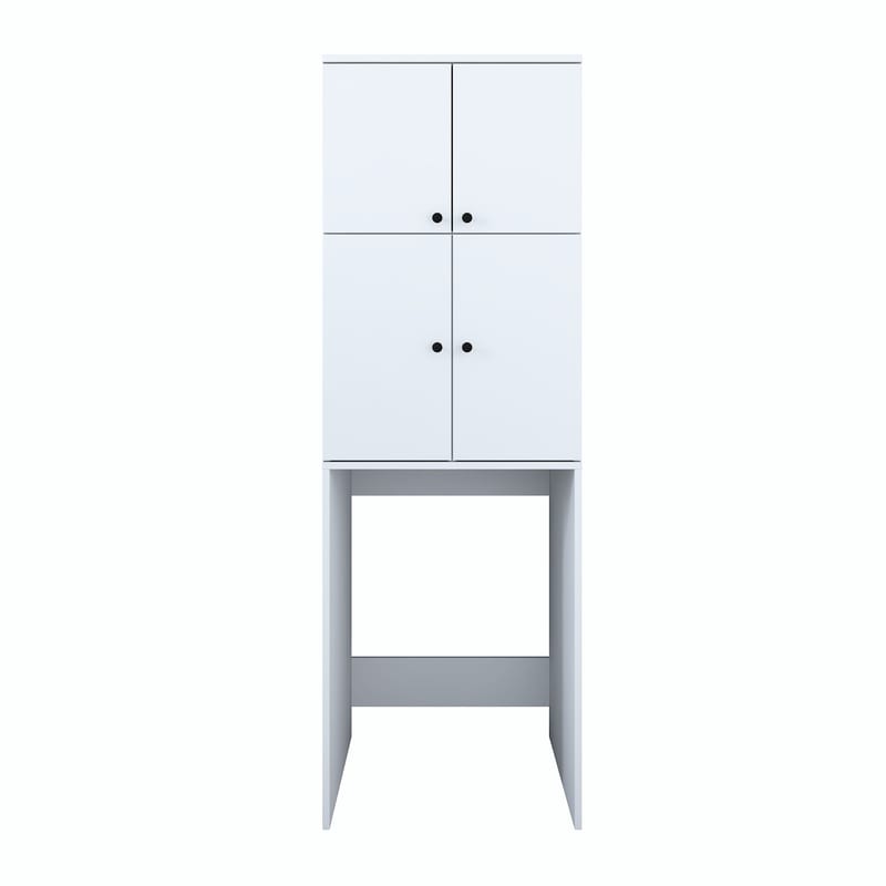 Fenvik Tvättmaskinsskåp 65x193,6x62,5 cm - Vit - Förvaring - Skåp - Förvaringsskåp