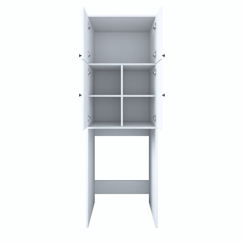 Fenvik Tvättmaskinsskåp 65x193,6x62,5 cm - Vit - Förvaring - Skåp - Förvaringsskåp