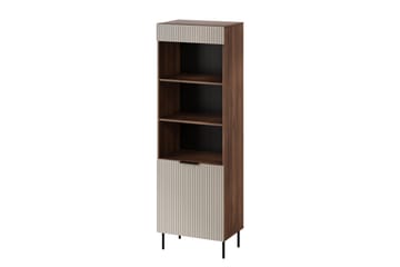 Fiesta Vitrinskåp 60x185 cm - Brun/Beige - Förvaring - Skåp - Vitrinskåp