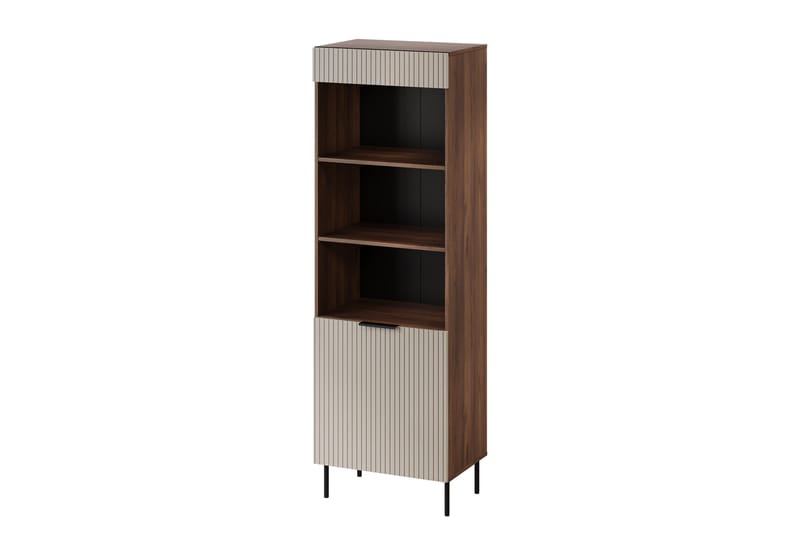 Fiesta Vitrinskåp 60x185 cm - Brun/Beige - Förvaring - Skåp - Vitrinskåp