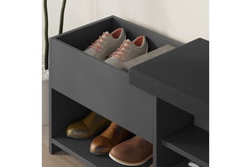 Filux Skoskåp 120,3 cm - Antracit - Förvaring - Skåp - Förvaringsskåp