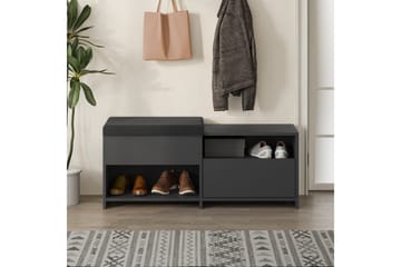 Filux Skoskåp 120,3 cm - Antracit - Förvaring - Skåp - Förvaringsskåp