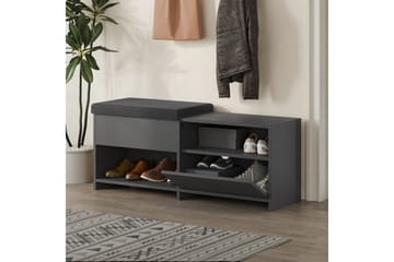 Filux Skoskåp 120,3 cm - Antracit - Förvaring - Skåp - Förvaringsskåp