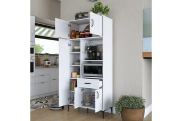 Flerfunktionsskåp Cerreta 165 Vit - Vit - Förvaring - Skåp - Förvaringsskåp