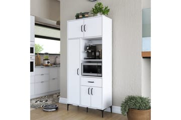 Flerfunktionsskåp Cerreta 165 Vit - Vit - Förvaring - Skåp - Förvaringsskåp