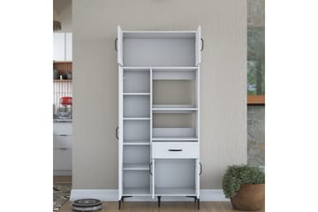 Flerfunktionsskåp Cerreta 165 Vit - Vit - Förvaring - Skåp - Förvaringsskåp