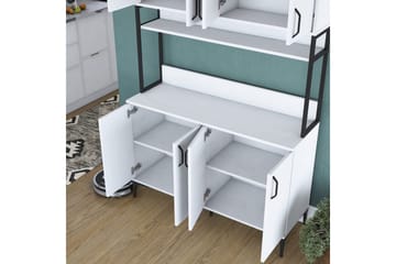 Flerfunktionsskåp Cerreta 173 Vit - Vit - Förvaring - Skåp - Förvaringsskåp