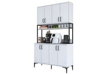 Flerfunktionsskåp Cerreta 173 Vit - Vit - Förvaring - Skåp - Förvaringsskåp