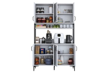 Flerfunktionsskåp Cerreta 173 Vit - Vit - Förvaring - Skåp - Förvaringsskåp